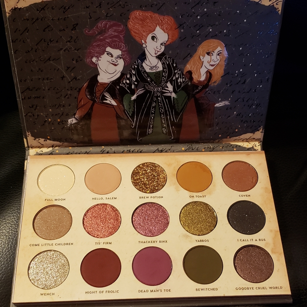 Disney Colourpop Hocus Pocus, "Gather Round Sisters" SOLD OUT palette.